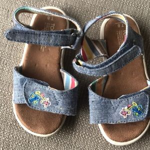 Toddler girl TOMS sandals